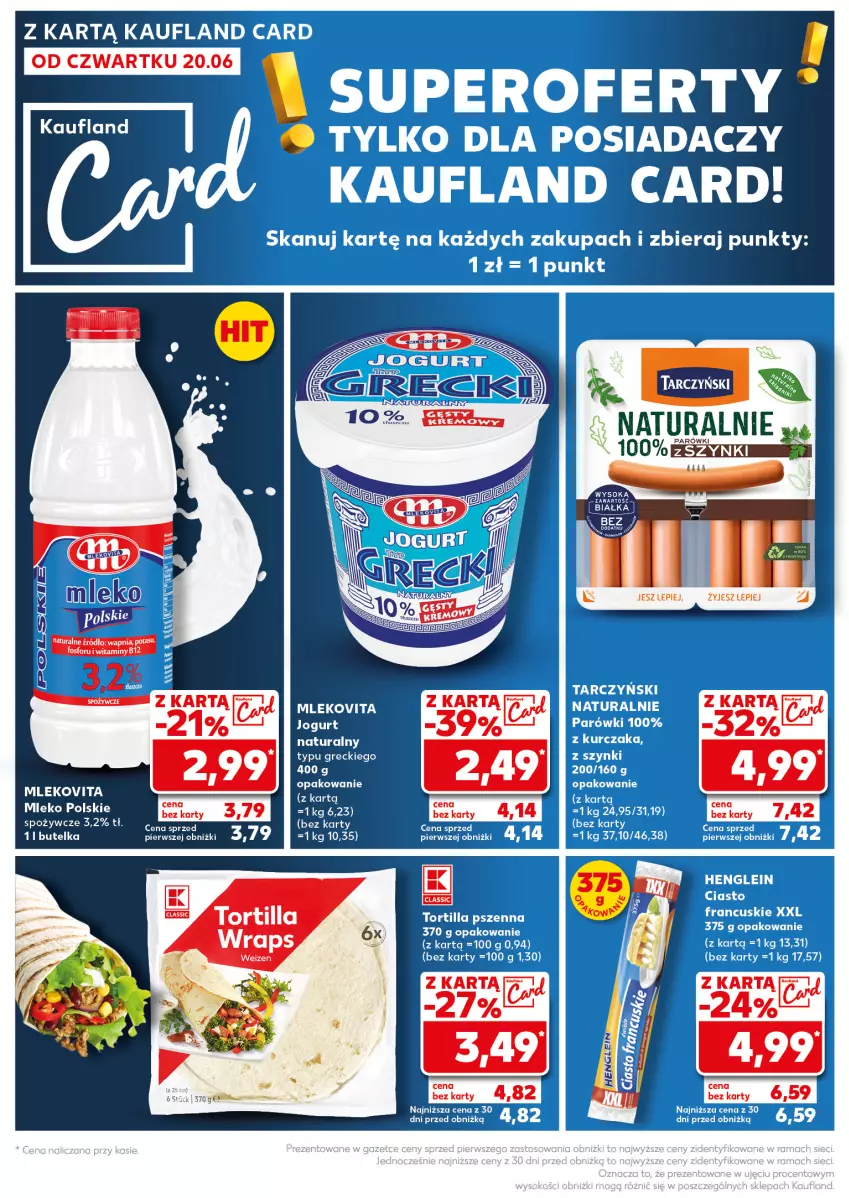 Gazetka promocyjna Kaufland - Kaufland - ważna 24.06 do 26.06.2024 - strona 8 - produkty: Mleko, Mlekovita, Parówki