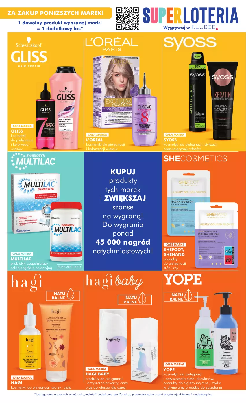 Gazetka promocyjna Super Pharm - Gazetka - ważna 14.09 do 27.09.2023 - strona 23 - produkty: Dzieci, Gra, Gry, Kosmetyki do pielęgnacji, L’Oréal, Multilac, Probiotyk, Suplement diety, Syoss, Yope