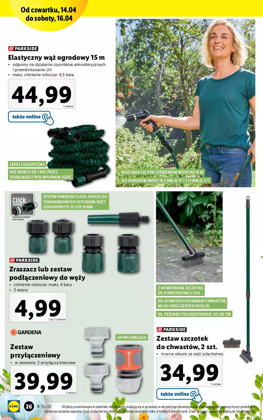 Gazetka promocyjna Lidl - GAZETKA - ważna 11.04 do 16.04.2022 - strona 26 - produkty: Parkside, Por, Teleskop