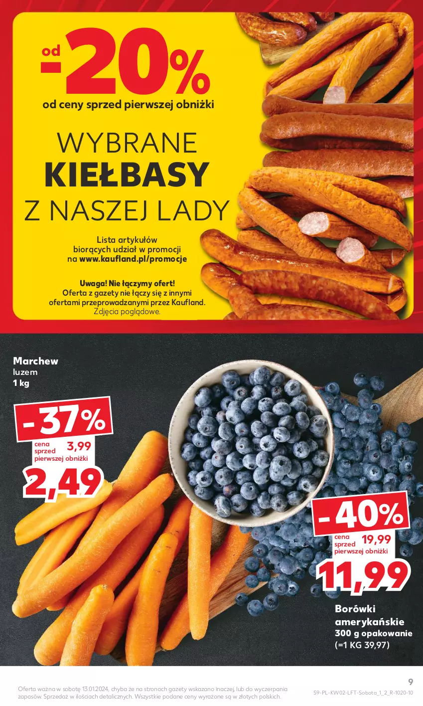 Gazetka promocyjna Kaufland - Gazetka tygodnia - ważna 11.01 do 17.01.2024 - strona 9 - produkty: Waga