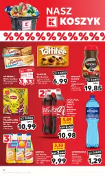 Gazetka promocyjna Kaufland - Gazetka tygodnia - Gazetka - ważna od 17.01 do 17.01.2024 - strona 22 - produkty: Nescafé, Kawa rozpuszczalna, Sok, Jutrzenka, Kawa, Kosz, Coca-Cola, Herbata czarna, Wafle, Lipton, Napój gazowany, Toffifee, Fanta, Woda mineralna, Bomboniera, Woda, Sprite, Herbata, Napój, Nektar, Hortex, Fa