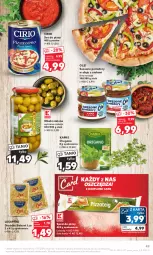 Gazetka promocyjna Kaufland - Gazetka tygodnia - Gazetka - ważna od 17.01 do 17.01.2024 - strona 49 - produkty: Drożdże, Oliwki zielone, Sos, Sos do pizzy, Oliwki, Spód do pizzy, Babuni, Pizza, Suszone pomidory, Kamis, Olej, Ole!, Pomidory