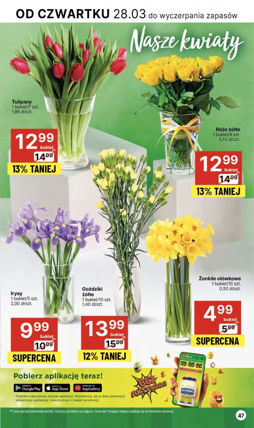 Gazetka promocyjna Delikatesy Centrum - NOWA GAZETKA Delikatesy Centrum od 28 marca! 28.03-03.04.2024 - ważna 28.03 do 03.04.2024 - strona 47 - produkty: Bukiet, Tera