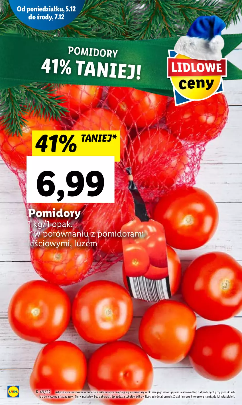 Gazetka promocyjna Lidl - GAZETKA - ważna 05.12 do 07.12.2022 - strona 22 - produkty: Pomidory, Por