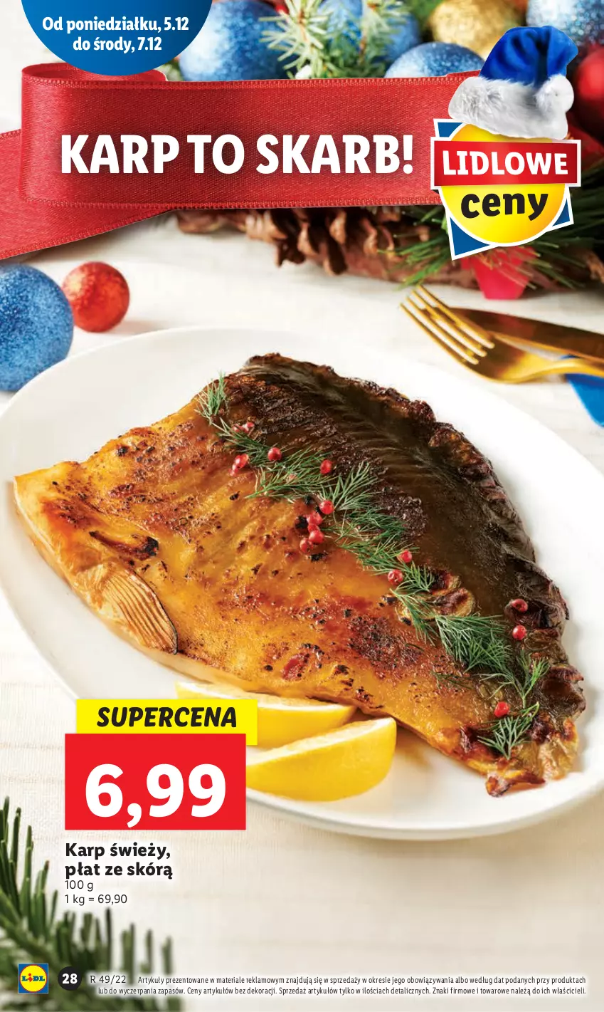 Gazetka promocyjna Lidl - GAZETKA - ważna 05.12 do 07.12.2022 - strona 32 - produkty: Karp