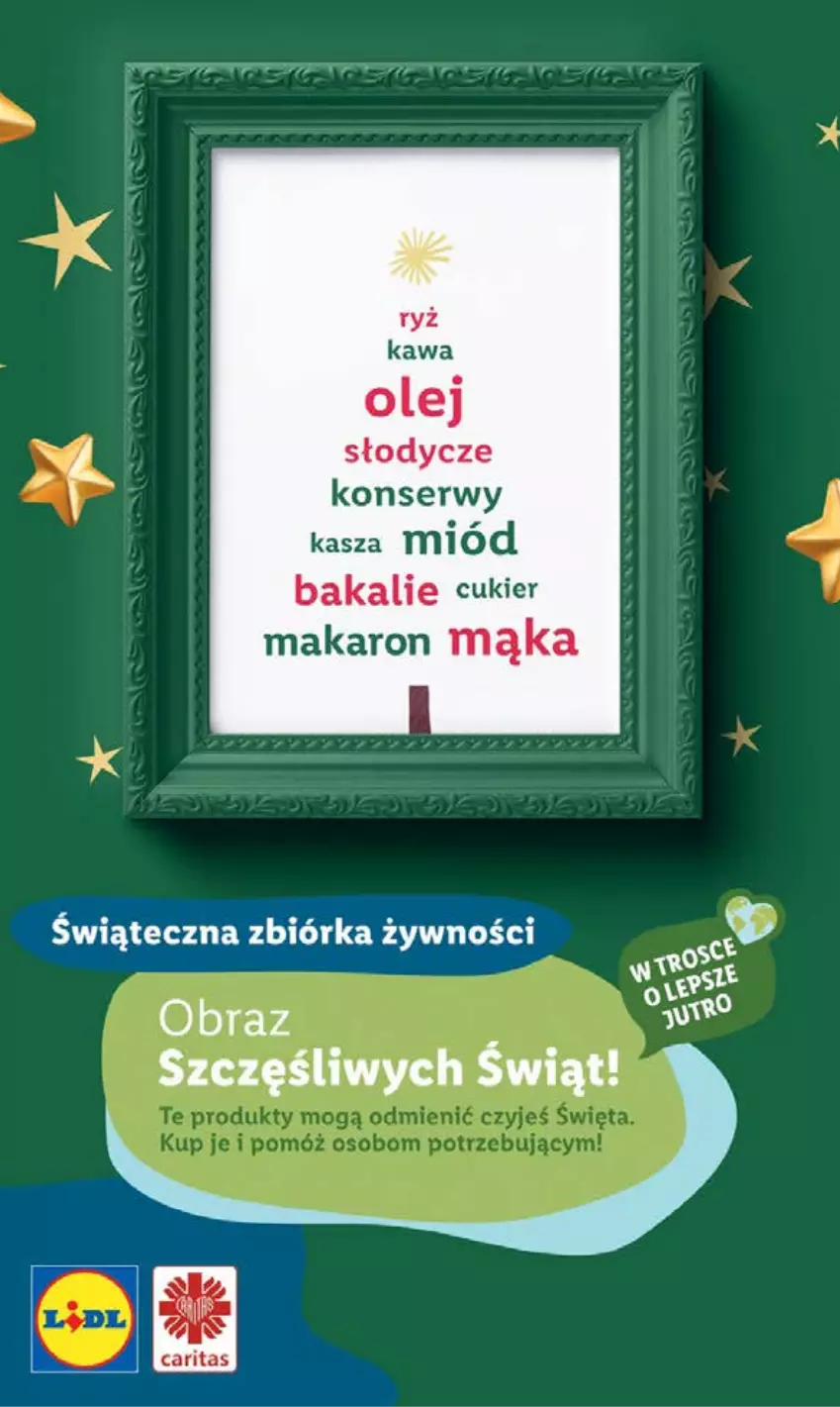 Gazetka promocyjna Lidl - GAZETKA - ważna 05.12 do 07.12.2022 - strona 71 - produkty: Cukier, Kasza, Kawa, Mąka, Makaron, Miód, Obraz, Olej, Ryż, Ser