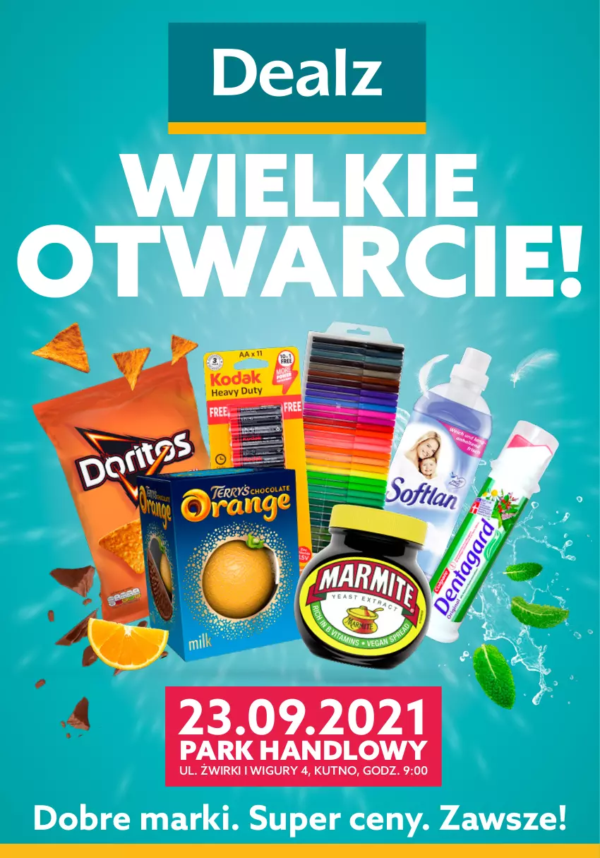 Gazetka promocyjna Dealz - Gazetka na otwarcie - Kutno - ważna 23.09 do 07.10.2021 - strona 1