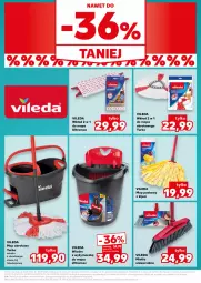 Gazetka promocyjna Kaufland - Kaufland - Gazetka - ważna od 18.09 do 18.09.2024 - strona 20 - produkty: Teleskop, Mop, Rama, Kije, Vileda, Wiadro, Miotła