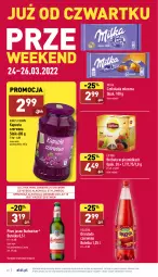 Gazetka promocyjna Aldi - Katalog spożywczy - Gazetka - ważna od 26.03 do 26.03.2022 - strona 26 - produkty: Piwa, Piwo, Ser, Gra, Czekolada mleczna, Oranżada, Hellena, Piwo jasne, Lipton, Czekolada, King’s Crown, Herbata, Milka