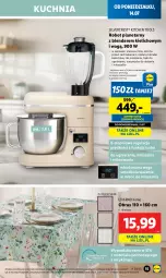 Gazetka promocyjna Lidl - GAZETKA - Gazetka - ważna od 19.07 do 19.07.2025 - strona 17 - produkty: Silvercrest, Top, Ivar, Robot planetarny, Blender, Kuchnia, Trzepaczka, Mieszadło, Robot, Waga, Obrus