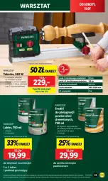 Gazetka promocyjna Lidl - GAZETKA - Gazetka - ważna od 19.07 do 19.07.2025 - strona 43 - produkty: Parkside, Szyny, Grunt, Olej, Podkład, Lakier