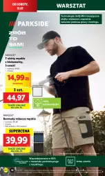 Gazetka promocyjna Lidl - GAZETKA - Gazetka - ważna od 19.07 do 19.07.2025 - strona 48 - produkty: Parkside, Bermudy, T-shirt, Olej
