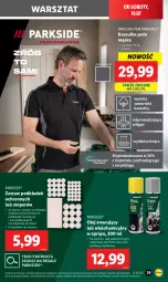 Gazetka promocyjna Lidl - GAZETKA - Gazetka - ważna od 19.07 do 19.07.2025 - strona 49 - produkty: Parkside, Top, Sok, Gra, Kosz, Koszulka, Drzwi, Olej, Podkład, LG