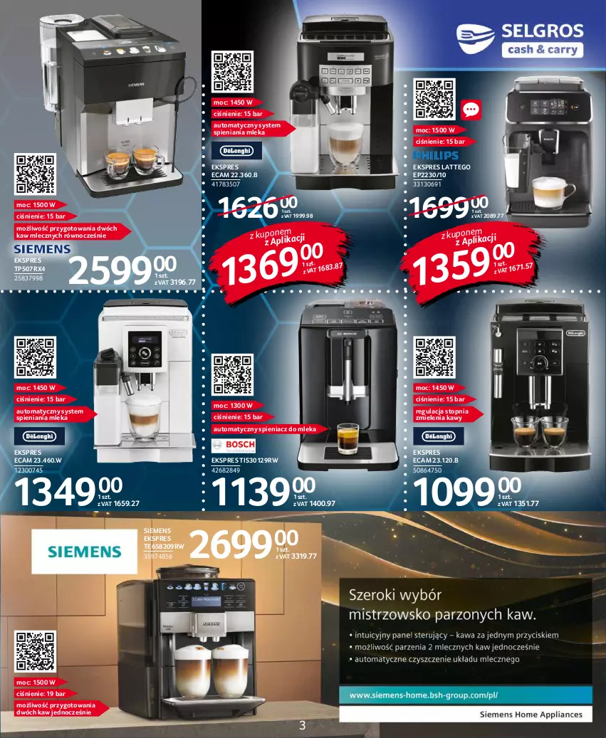 Gazetka promocyjna Selgros - Katalog Elektro - ważna 28.10 do 09.11.2021 - strona 3 - produkty: Siemens, Top