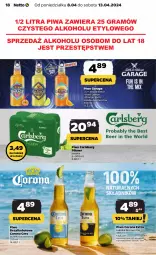 Gazetka promocyjna Netto - Artykuły spożywcze - Gazetka - ważna od 13.04 do 13.04.2024 - strona 18 - produkty: Piwa, Piwo, Gra, Carlsberg, Corona Extra