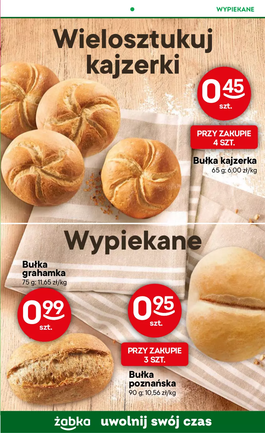 Gazetka promocyjna Żabka - ważna 16.08 do 29.08.2023 - strona 39 - produkty: Bułka, Bułka grahamka, Gra, Kajzerka