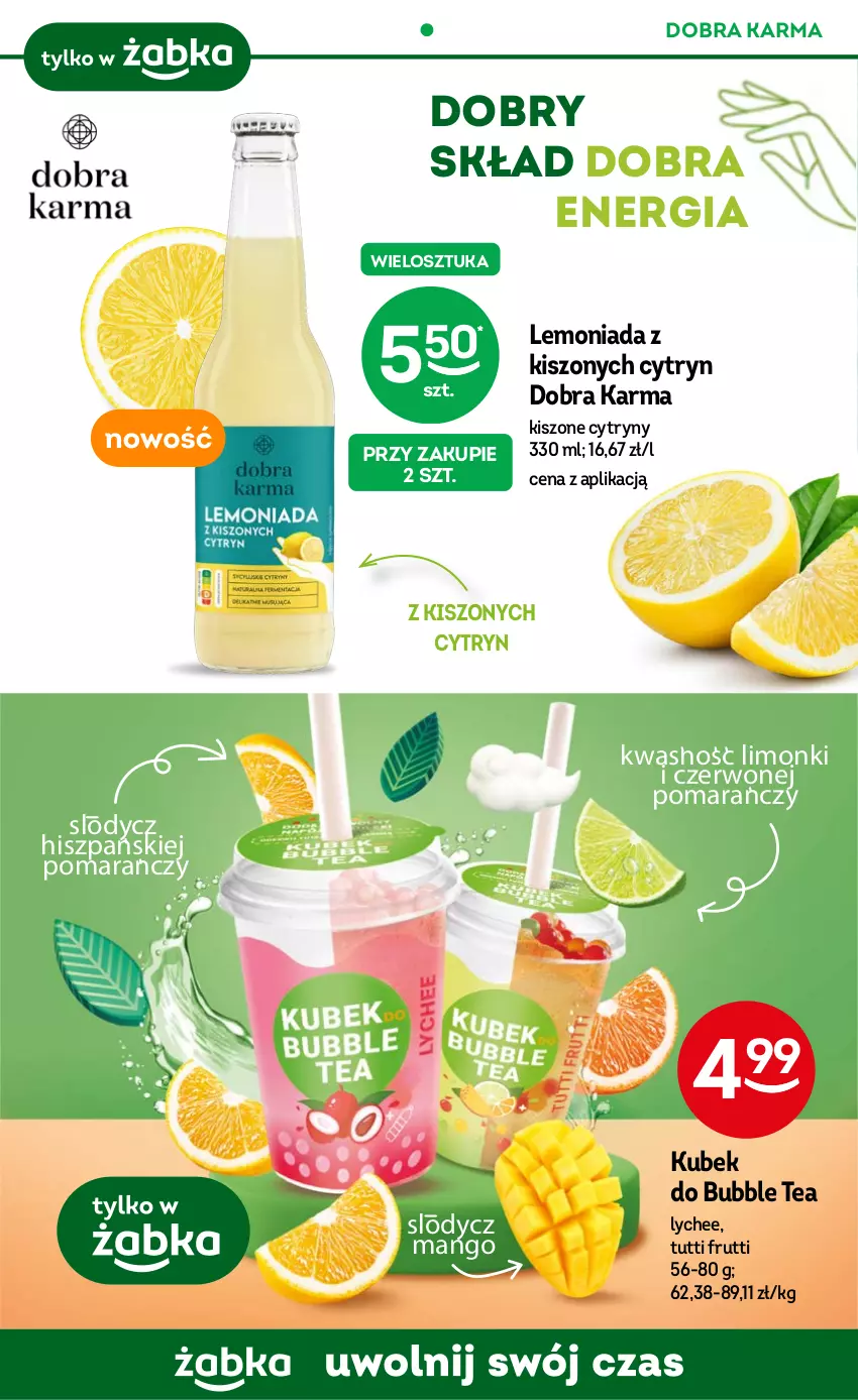 Gazetka promocyjna Żabka - ważna 16.08 do 29.08.2023 - strona 46 - produkty: Cytryny, Kubek, Lemoniada, Lody, Mango