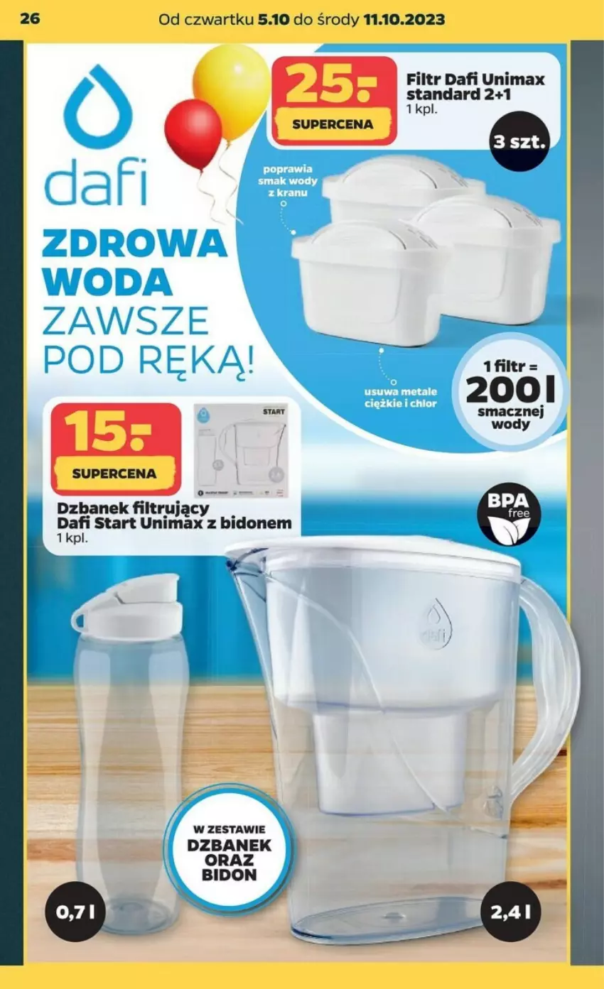 Gazetka promocyjna Netto - ważna 05.10 do 11.10.2023 - strona 7 - produkty: Dzbanek, Dzbanek filtrujący