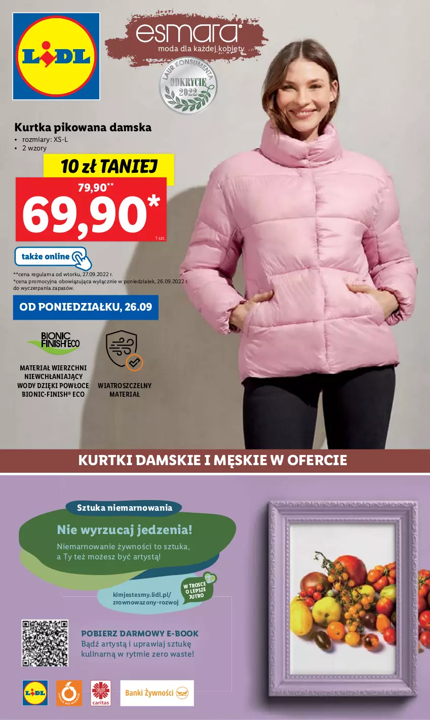 Gazetka promocyjna Lidl - GAZETKA - ważna 26.09 do 28.09.2022 - strona 58 - produkty: Finish, Kołdra, Kurtka, Moda, Por, Wazon