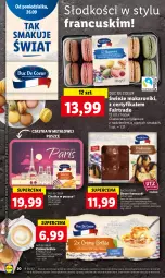 Gazetka promocyjna Lidl - GAZETKA - Gazetka - ważna od 28.09 do 28.09.2022 - strona 22 - produkty: Makaron, Ciastka, Deser mleczny, Sos, Ser, Kawa, Deser, Crème brûlée, Fa