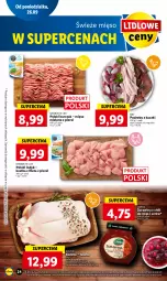 Gazetka promocyjna Lidl - GAZETKA - Gazetka - ważna od 28.09 do 28.09.2022 - strona 26 - produkty: Kurczak, Mięso mielone, Ser, Gra, Kaczka, Tusz, Podroby z kaczki, Olej, Mięso