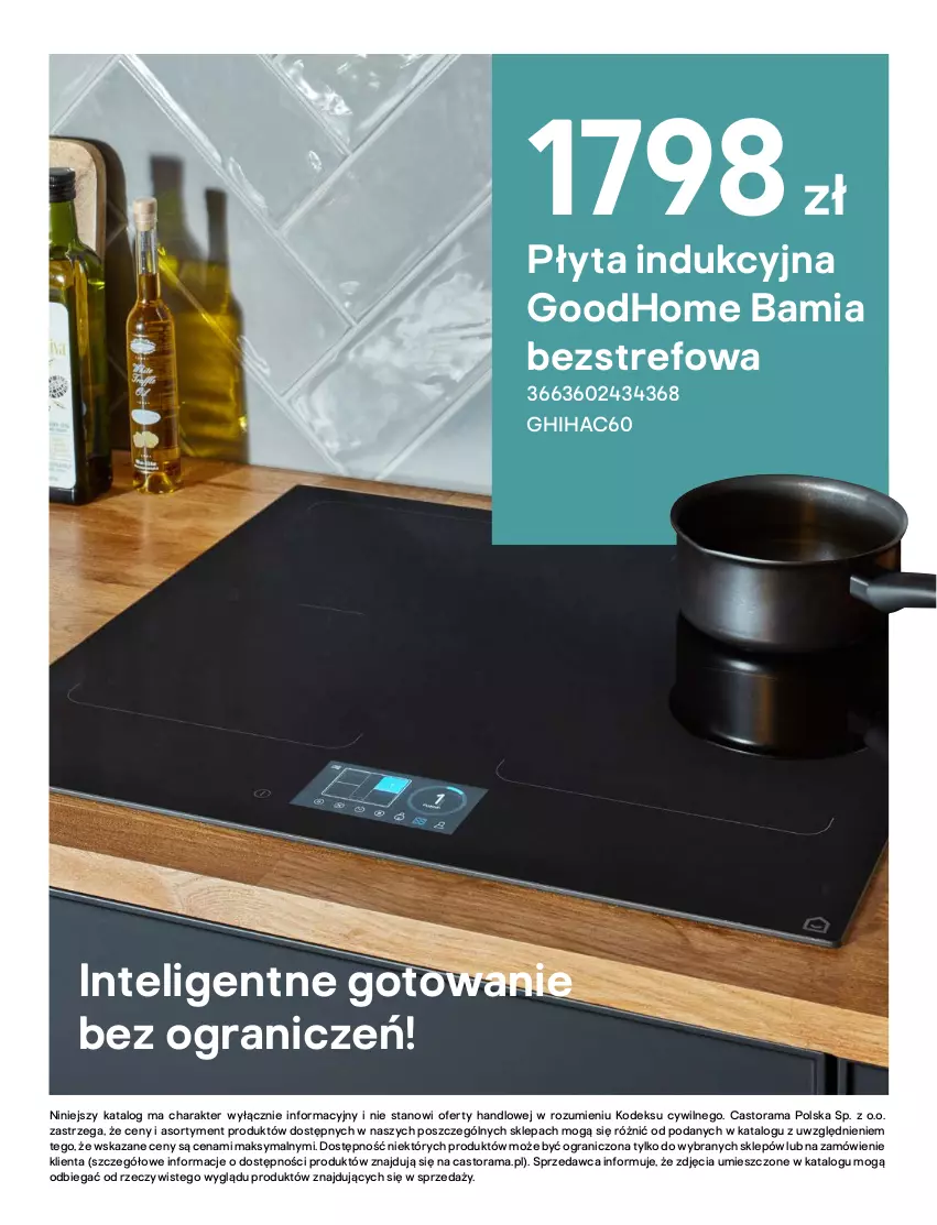 Gazetka promocyjna Castorama - Katalog Kuchnie 2021 - ważna 01.10 do 31.12.2021 - strona 212 - produkty: Astor, Gra, Intel, Płyta, Płyta indukcyjna, Rama