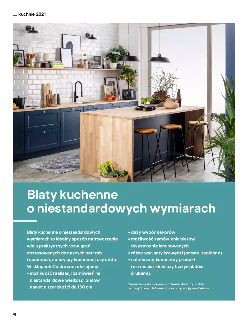 Gazetka promocyjna Castorama - Katalog Kuchnie 2021 - ważna 01.10 do 31.12.2021 - strona 98 - produkty: Astor, Folia aluminiowa, Klej, Lakier, LG, Listwa, Mus, O nas, Olej, Podkład, Rama, Ser