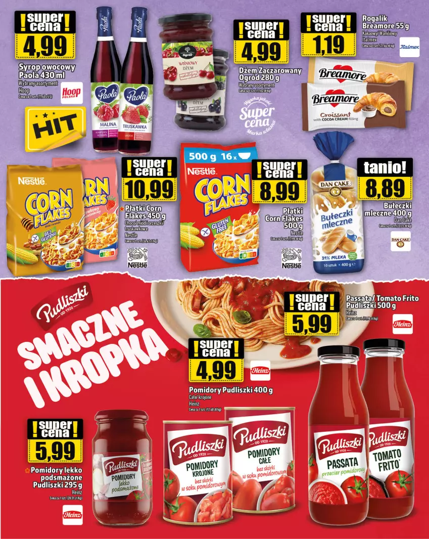 Gazetka promocyjna Topaz - Gazetka - ważna 19.10 do 25.10.2023 - strona 15 - produkty: Dan Cake, Heinz, LG, Miecz, Orzeszki, Pomidory, Pudliszki