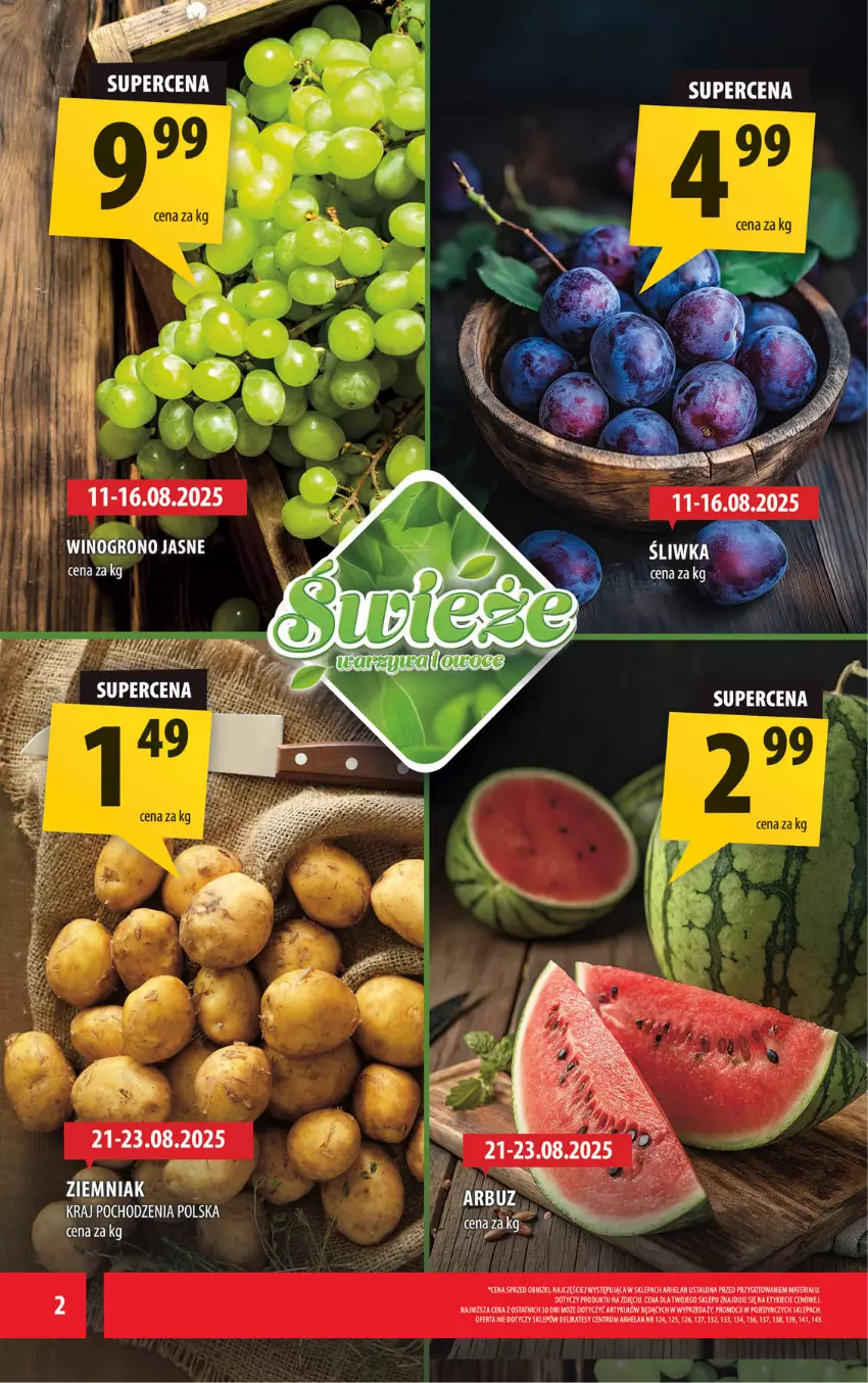 Gazetka promocyjna Arhelan - Gazetka - ważna 11.08 do 24.08.2025 - strona 2 - produkty: Rum, Wino