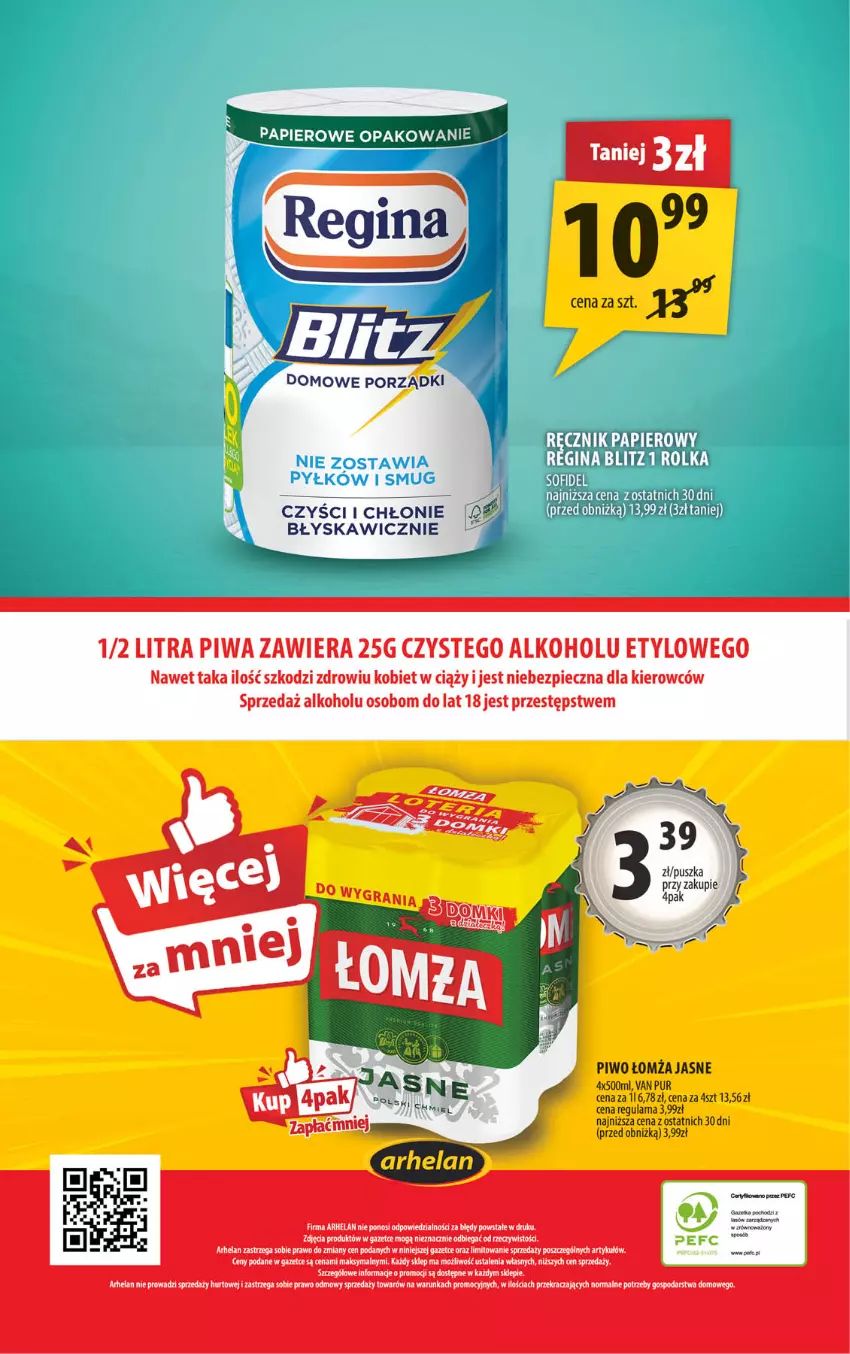 Gazetka promocyjna Arhelan - Gazetka - ważna 11.08 do 24.08.2025 - strona 20 - produkty: Gin, Papier, Piec, Piwa, Piwo, Pur