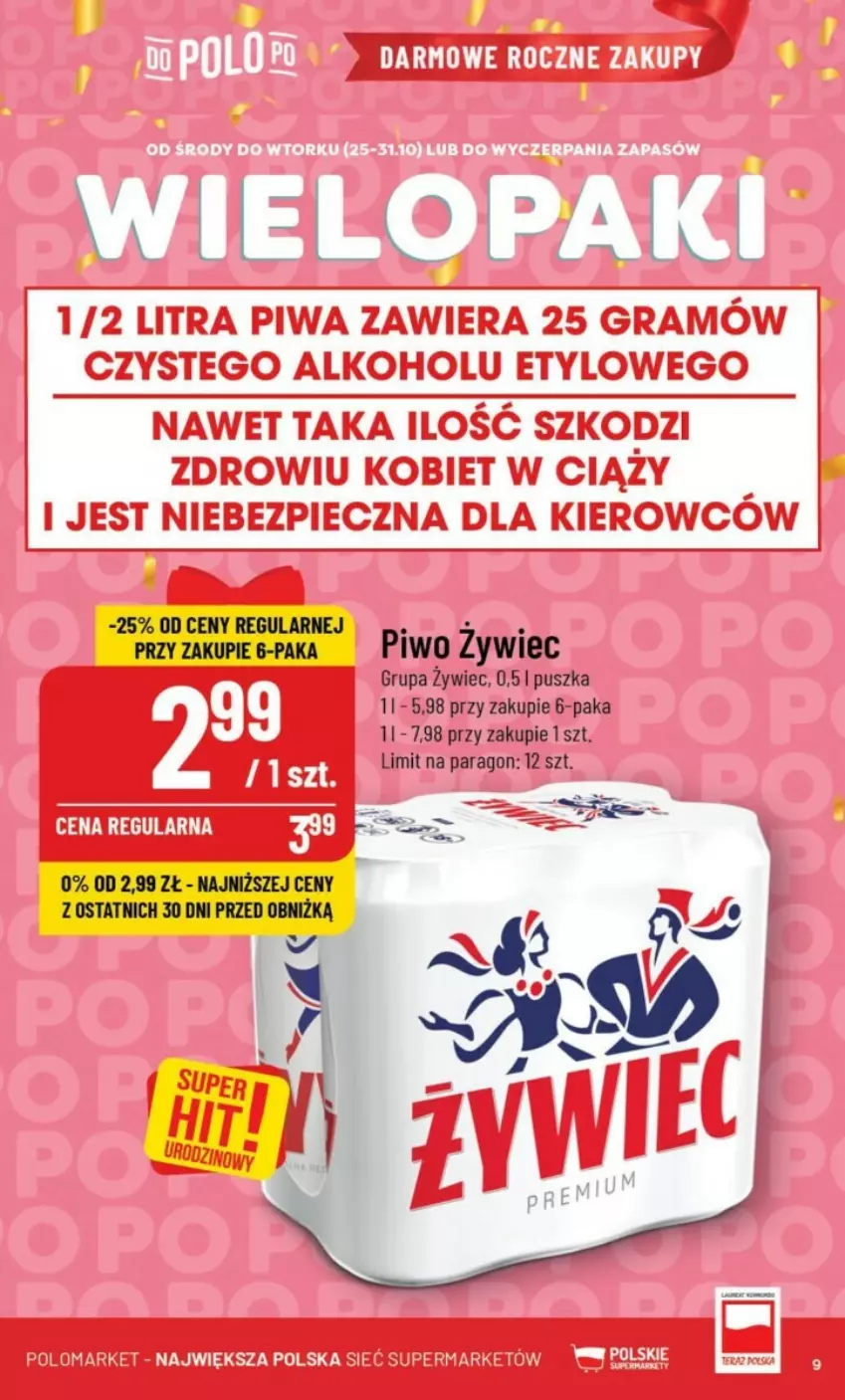 Gazetka promocyjna PoloMarket - ważna 25.10 do 31.10.2023 - strona 54 - produkty: Piwo