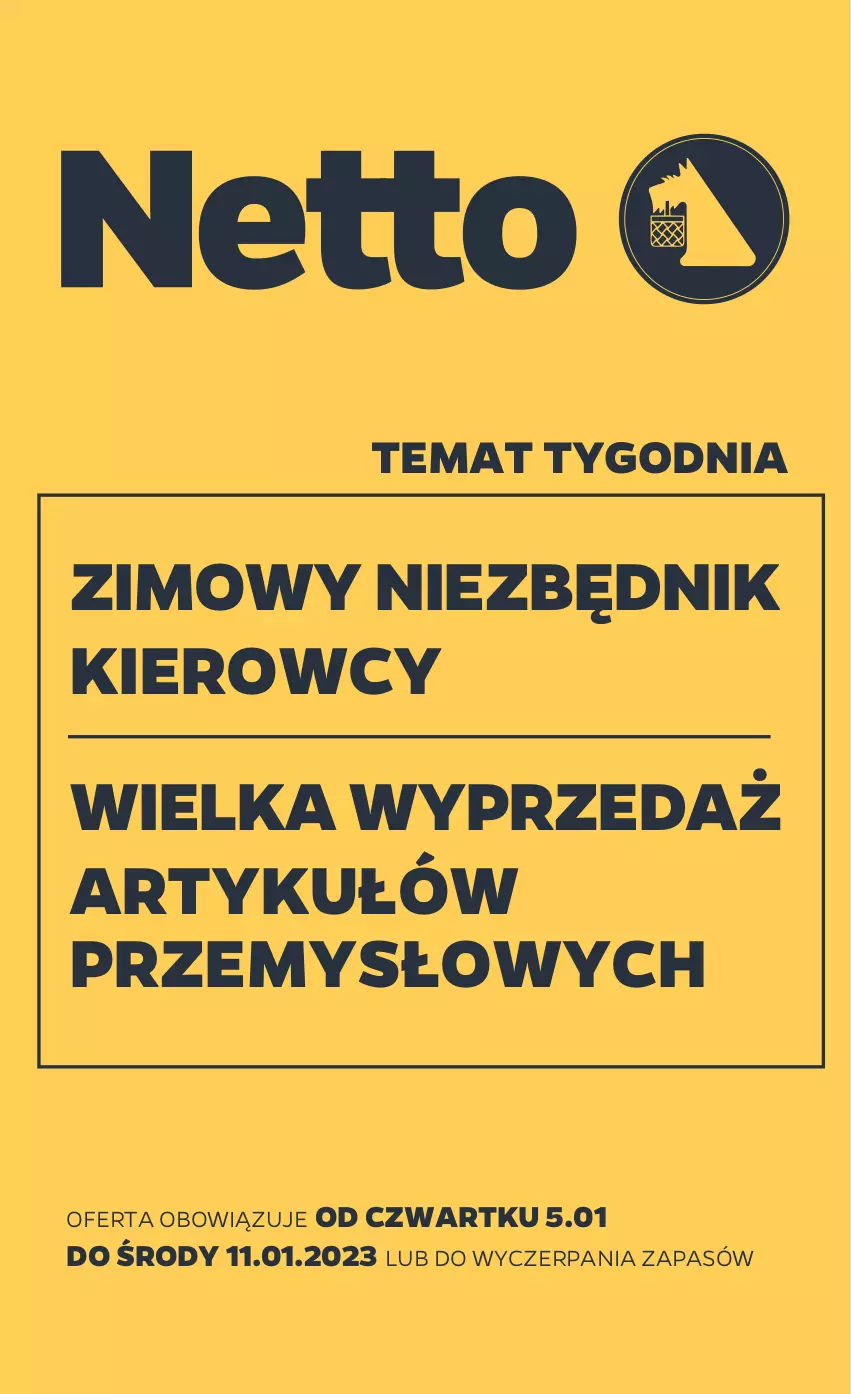 Gazetka promocyjna Netto - Akcesoria i dodatki - ważna 05.01 do 11.01.2023 - strona 1