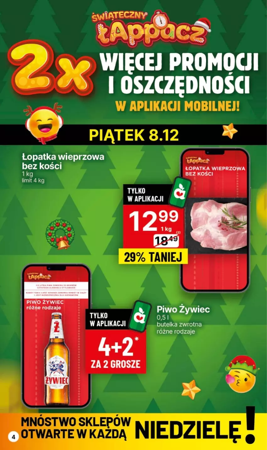 Gazetka promocyjna Delikatesy Centrum - Dyskontowe ceny w Delikatesach Centrum - ważna 30.11 do 06.12.2023 - strona 4 - produkty: Piwo