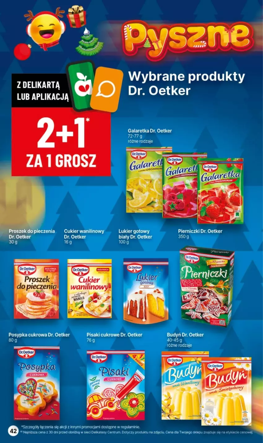 Gazetka promocyjna Delikatesy Centrum - Dyskontowe ceny w Delikatesach Centrum - ważna 30.11 do 06.12.2023 - strona 42 - produkty: Dr. Oetker, Fa, Gala, Galaretka, Piec, Rum