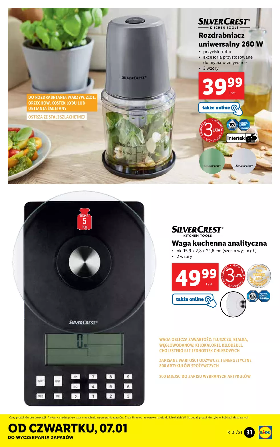 Gazetka promocyjna Lidl - Katalog - ważna 04.01 do 09.01.2021 - strona 31