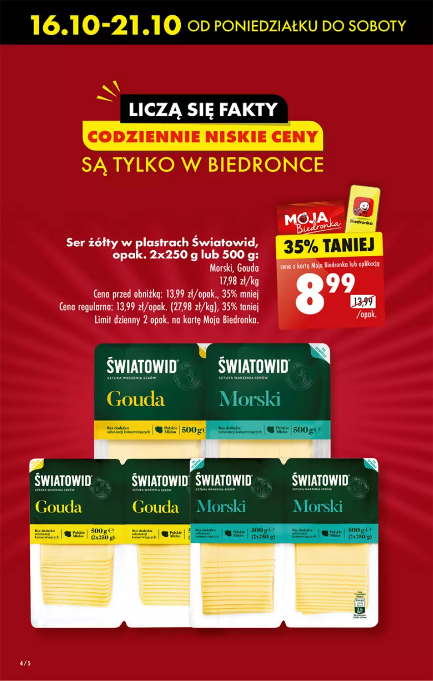 Gazetka promocyjna Biedronka - Od czwartku - ważna 19.10 do 25.10.2023 - strona 4 - produkty: Dron, Ser, Top