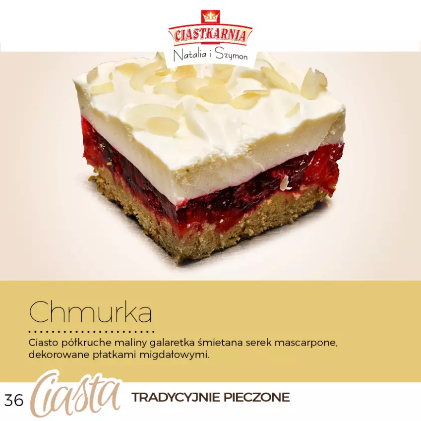 Gazetka promocyjna Topaz - Gazetka - ważna 01.01.2023 do 28.02.2026 - strona 36 - produkty: Gala, Galaretka, Maliny, Mascarpone, Piec, Ser, Serek