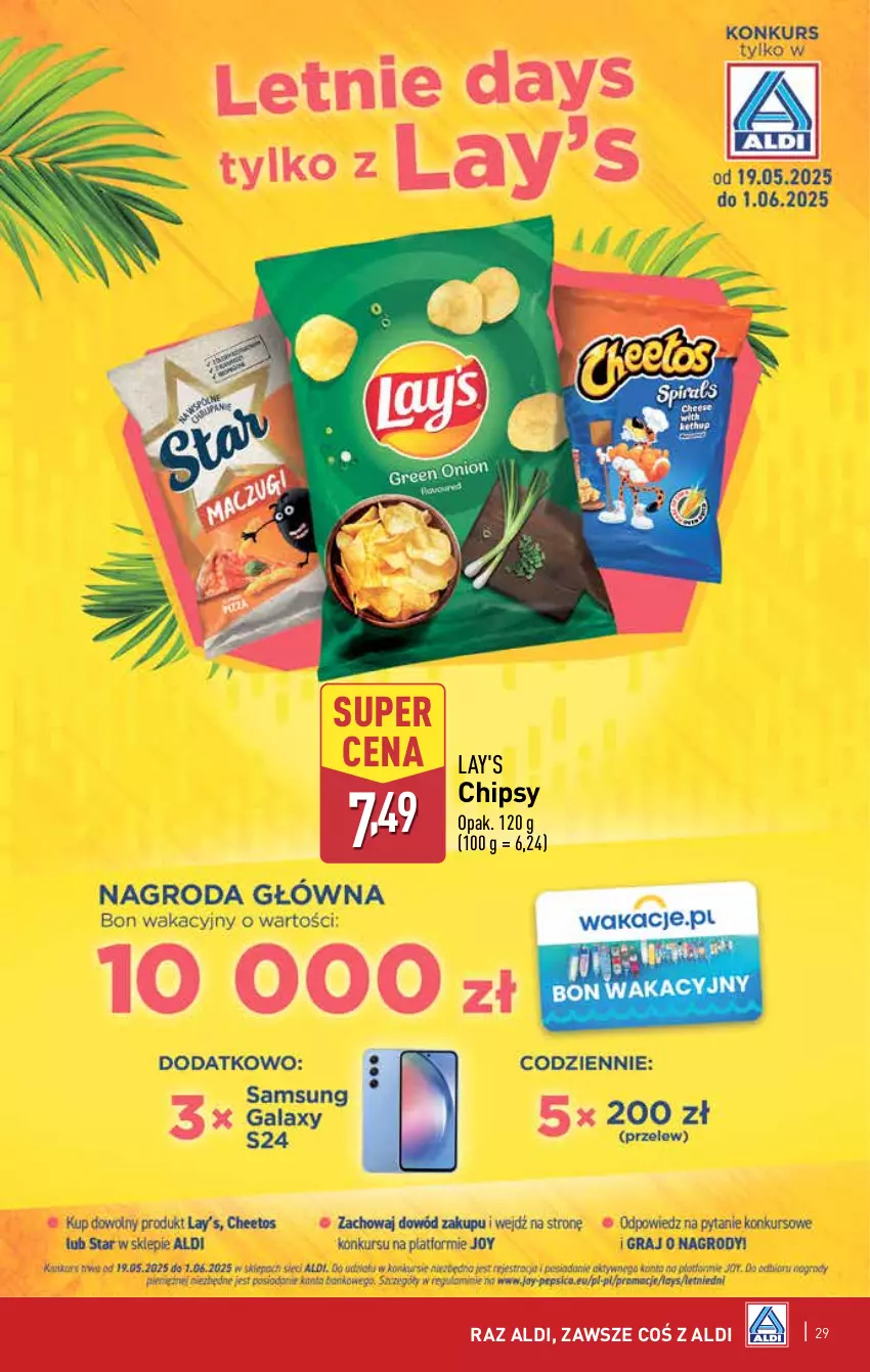 Gazetka promocyjna Aldi - Pełna oferta - ważna 19.05 do 24.05.2025 - strona 29 - produkty: Chipsy