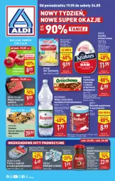 Gazetka promocyjna Aldi - Pełna oferta - Gazetka - ważna od 24.05 do 24.05.2025 - strona 1 - produkty: Mięso mielone, Nescafé, Krakus, Kawa rozpuszczalna, Sos, Sok, Ser, Mus, Papier, Mięsne specjały, Kawa, Szynka konserwowa, Golden Seafood, Szynka, Czekolada mleczna, Ręcznik, Muszynianka, Czekolada, Dzieci, Woda mineralna, Woda, Pomidory, Mięso, Michałki