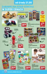 Gazetka promocyjna Aldi - Pełna oferta - Gazetka - ważna od 24.05 do 24.05.2025 - strona 20 - produkty: Gry, Gra, Chodzik, Rakieta, Samochodziki, Pojazd, Ravensburger, Mattel, Wkręt, Robot, Burger, Dzieci, Klocki, Hot Wheels