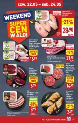 Gazetka promocyjna Aldi - Pełna oferta - Gazetka - ważna od 24.05 do 24.05.2025 - strona 27 - produkty: Kurczak, Por, Stek, Mięsne specjały, Kiełbaski białe, Burger