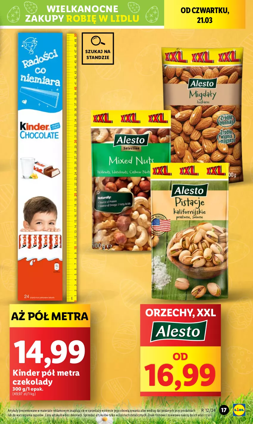 Gazetka promocyjna Lidl - GAZETKA - ważna 21.03 do 24.03.2024 - strona 17 - produkty: Kinder