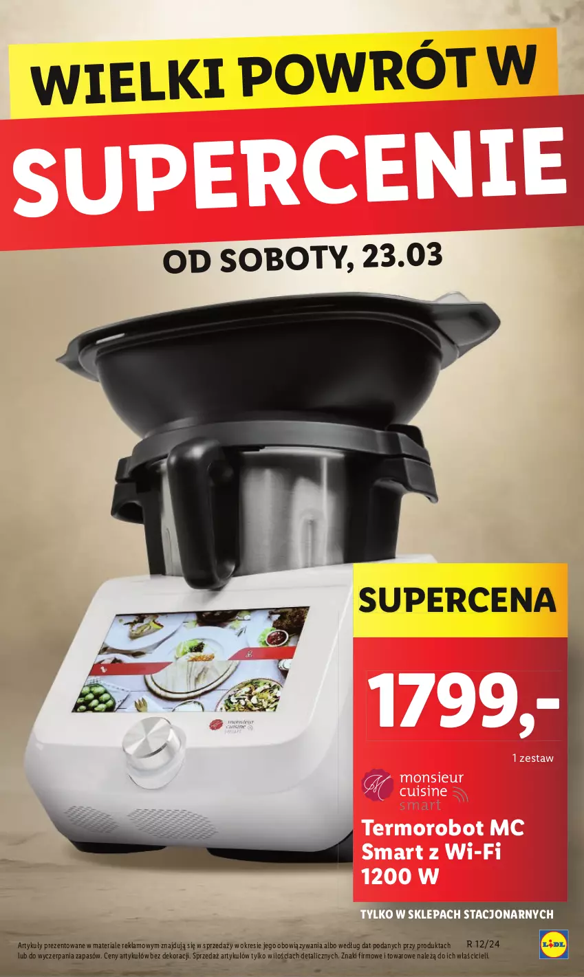 Gazetka promocyjna Lidl - GAZETKA - ważna 21.03 do 24.03.2024 - strona 23 - produkty: Robot