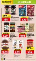 Gazetka promocyjna Lidl - GAZETKA - Gazetka - ważna od 24.03 do 24.03.2024 - strona 52 - produkty: Nutella, Ser, Por, Gra, Pigwowiec, Dżem, Sante, Miód, Deser, Granola