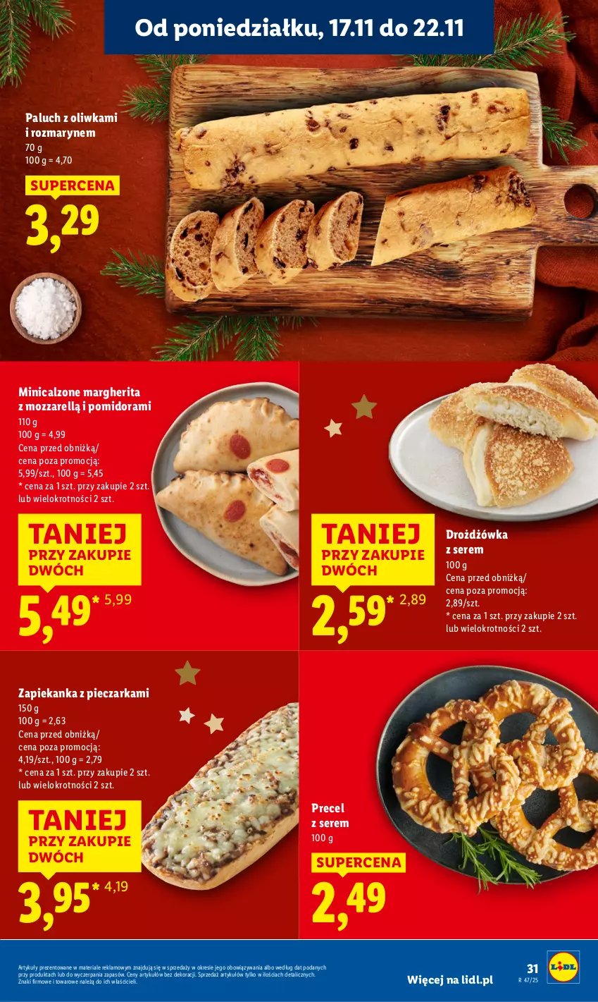 Gazetka promocyjna Lidl - GAZETKA - ważna 17.11 do 19.11.2025 - strona 31 - produkty: Piec, Pieczarka, Ser, Zapiekanka