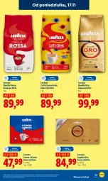 Gazetka promocyjna Lidl - GAZETKA - Gazetka - ważna od 19.11 do 19.11.2025 - strona 23 - produkty: Kawa ziarnista, Kawa mielona, Kawa, Lavazza