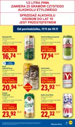 Gazetka promocyjna Lidl - GAZETKA - Gazetka - ważna od 19.11 do 19.11.2025 - strona 27 - produkty: Namysłów, Kasztelan, Tyskie, Kozel