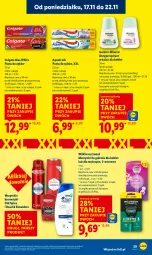 Gazetka promocyjna Lidl - GAZETKA - Gazetka - ważna od 19.11 do 19.11.2025 - strona 29 - produkty: Aquafresh, Old Spice, Pasta do zębów, Wilkinson Sword, Garnier, Colgate, Antyperspirant, LG