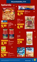 Gazetka promocyjna Lidl - GAZETKA - Gazetka - ważna od 19.11 do 19.11.2025 - strona 37 - produkty: Cheddar, Sos, Salami, Hamburger, Gnocchi, Sos pomidorowy, Wazon, Dr. Oetker, Pizza, Burger