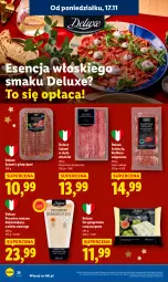 Gazetka promocyjna Lidl - GAZETKA - Gazetka - ważna od 19.11 do 19.11.2025 - strona 38 - produkty: Ser, Salami, Gorgonzola, Mascarpone, Pecorino, Kiełbasa